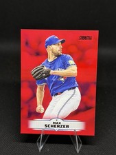 2025 Topps Stadium Club - Max Scherzer #136 Red Foil