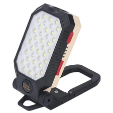 LED Work Light, 1000LM Waterproof Foldable Adjustable Magnet Cordless COB Flo...