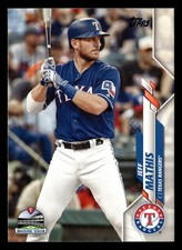 Jeff Mathis 2020 Topps #645 Texas Rangers Baseball *033