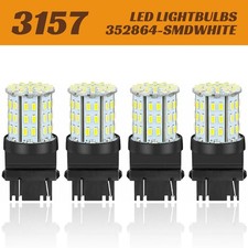 3157 Led Bulbs For Turn Signal Brake Tail 4pcs 64smd 6000k White Hyper Flash 3157 Led Bulbs For Turn Signal Brake Tail 4pcs 64smd 6000k White Hyper Flash