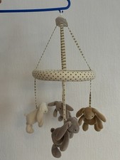 Little Jellycat Bashful Bunny Cot Mobile Musical Crib Toy