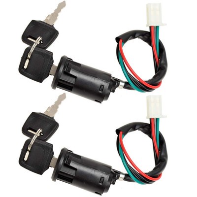 4 Wire Pin Ignition Key Switch Set for Tao Tao Coolster Baja Hawk Sunl Apollo Z2