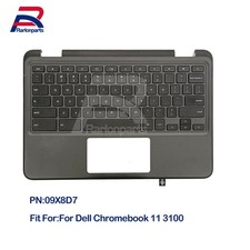 For Dell Chromebook 11 3100 Palmrest Upper Case W/Non-Backlit Keyboard 09X8D7 US