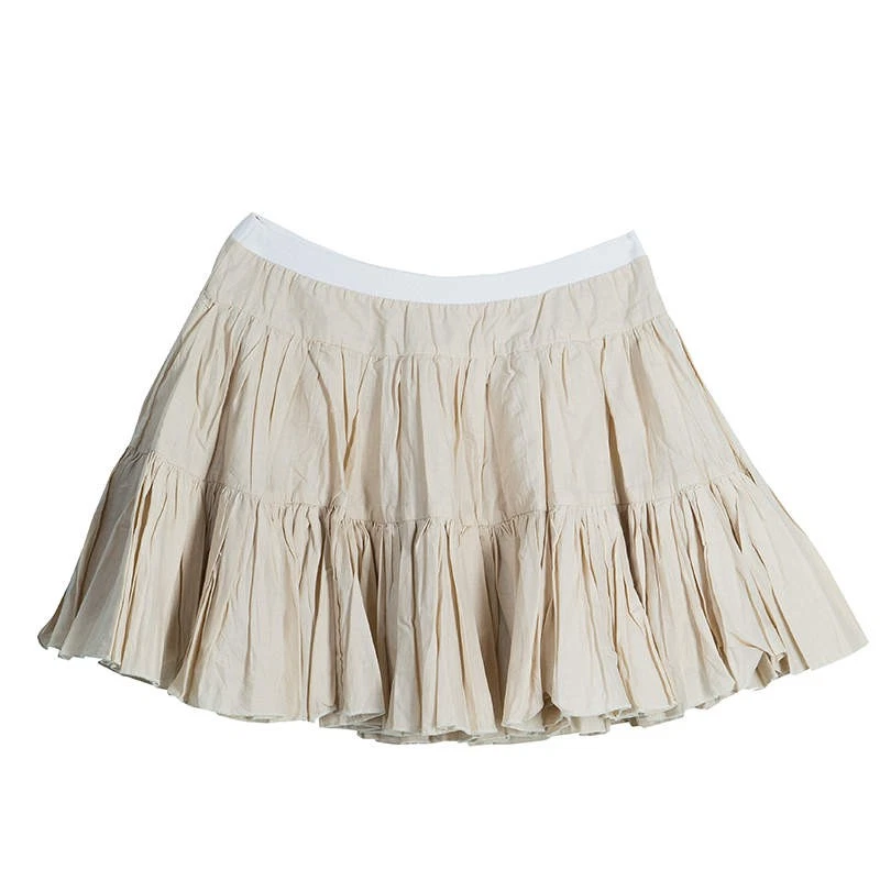 Roma e Tosca Beige Cotton Skirt 12 Yrs