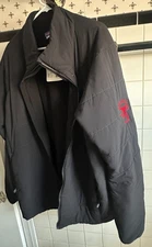 XXL Patagonia Nano Air Jacket Mens Black Fireball Whisky Embroidered Logo