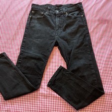 Levi’s 510 Mens Black Denim Jeans Skinny Fit W32 L30