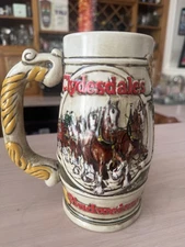 Budweiser Clydesdales Beer Stein Anheuser Busch Logo
