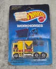 Vintage Hot Wheels Workhorses Thunder Roller Yellow Semi Truck Sealed