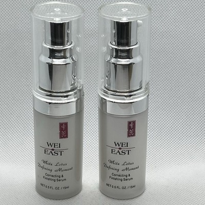 Lot of 2-WEI EAST WHITE LOTUS DEFINING MOMENT CORRECTING & FINISHING SERUM 0.5oz