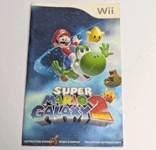 Wii Super Mario Galaxy 2 - Manual Only - No Game Or Case