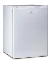 CCR26W Compact Single Door Refrigerator and Freezer, 2.6 Cu. Ft. Mini Fridge,...
