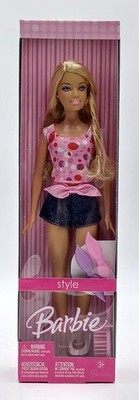 2006 Style Barbie Puppe / Blonde / Hip Clips / Mattel K8656, NrfB