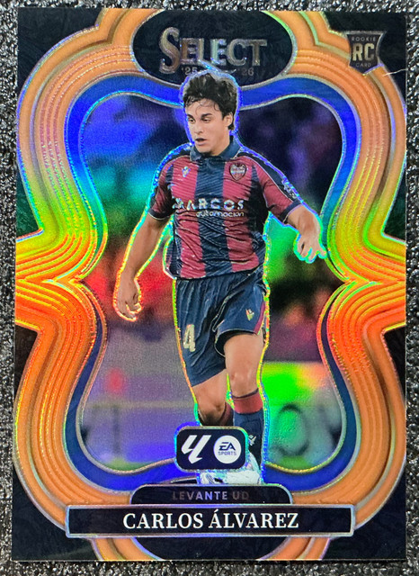 Carlos Alvarez 2025-26 Panini Select #195 Mezzanine Orange Prizm /75 (RC)