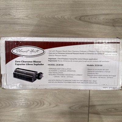 Pleasant Hearth Circulating Blower for Zero Clearance Fireplace ZCB100