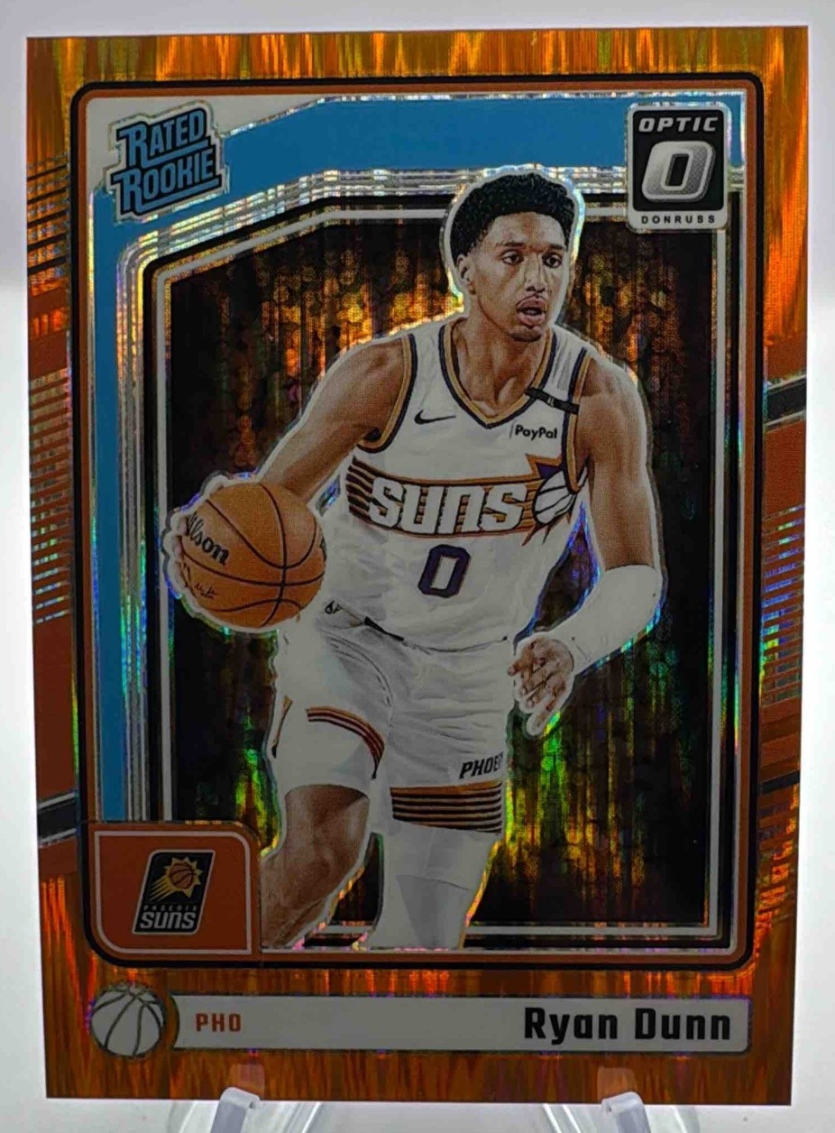 2024 Panini Donruss Optic Ryan Dunn #279 Orange Shock Prizm /225 RC Rated Rookie