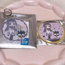 Sanrio Characters x Puella Magi Madoka Magica Acrylic Key Chain Can Badge Japan