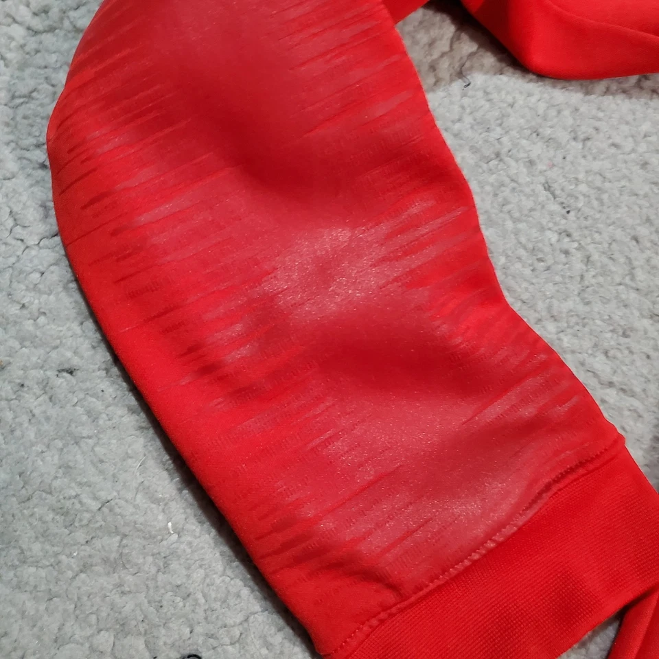 USA Soccer Jacket Mens Medium Red Long Sleeve Zip Up  2018 USMNT Nike Anthem - Image 4 of 4