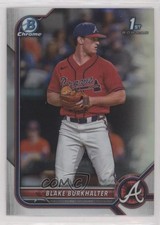 2022 Bowman Draft Chrome Refractor Blake Burkhalter #BDC-10 h6c