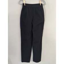 Lauren Ralph Lauren Wool Blend Dress Pants High Waist Career Black Size 4