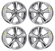 18 Ford Mustang Pvd Bright Chrome-c Wheels Rims Factory Oem 3648 2006-2009