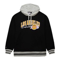 Los Angeles Lakers Nba Mitchell & Ness Premium Fleece Hoodie Schwarz-2Xl
