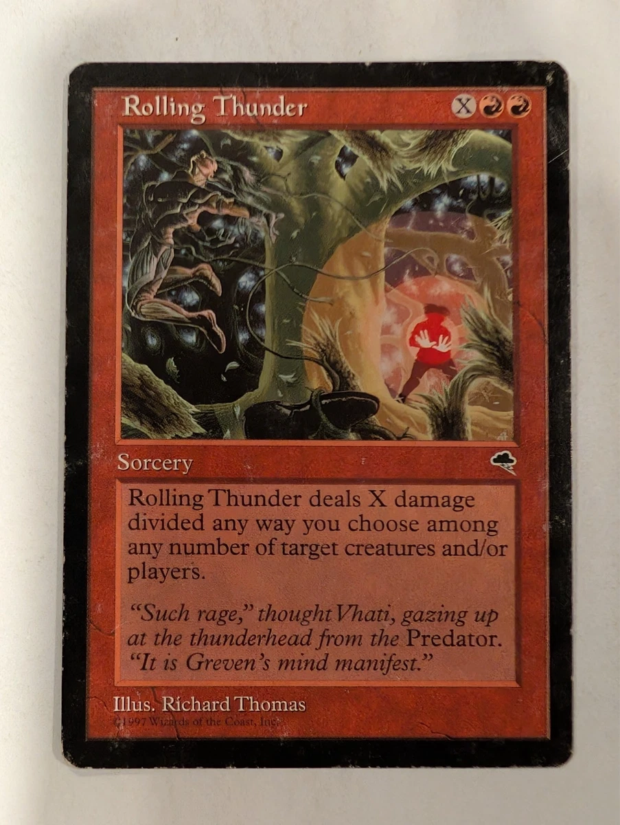 Rolling Thunder - Magic the Gathering MTG Tempest | eBay