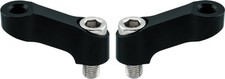 Bikemaster Mirror Extension - 10mm - Black Motorcycle Atvutv Street Bike 152463