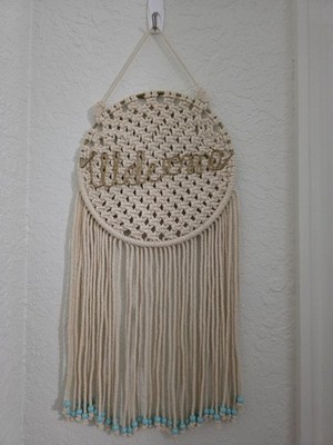 Macrame Handmade Wall Hanging Boho Macrame Wall Decor -Free Shipping