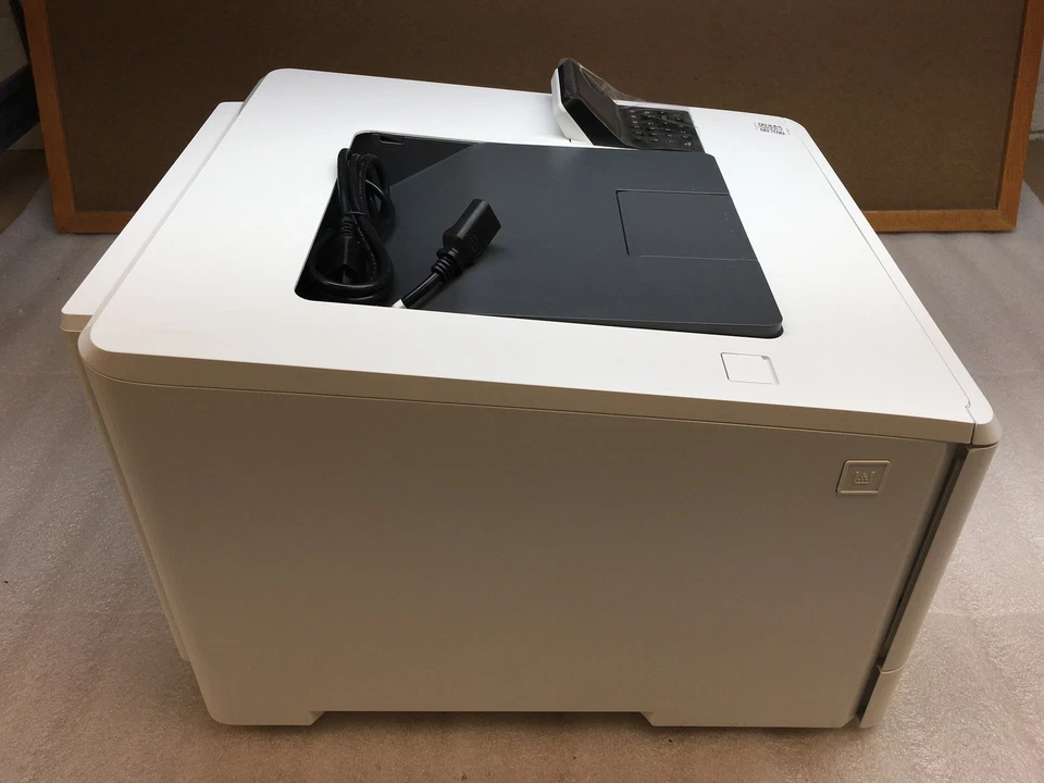 HP Color LaserJet Managed E45028dn Duplex Printer ONLY 3 pages TESTED - Image 4 of 4