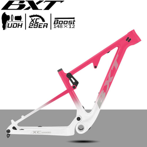 BXT 29er XC Suspension MTB Frame Full Carbon Mountain Bike Fiber 148*12mm New - Picture 4 of 40
