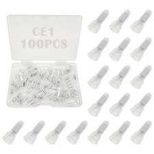 100PCS Closed End Crimp Terminal 22-16AWG Nylon Electrical Caps for Wires Cri...