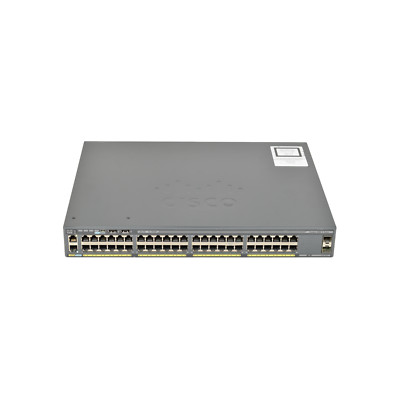 New Factory Sealed Cisco WS-C2960X-48TS-LL 48 Port 10/100/1000GbE 2x SFP Switch