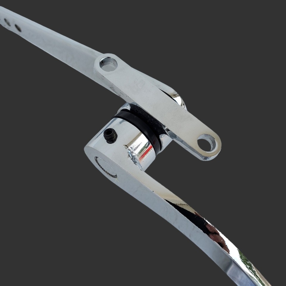 Sell Polished Aluminum Throttle Gas Pedal Steel Arm Street Hot Rat Rod Manual Trans In Long - Foto 10