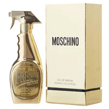 Moschino Fresh Gold Couture by Moschino 3.4 oz EDP Perfume for Women New In Box