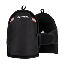Husky Flooring Work Knee Pads Soft Cap Gel Non Marring Adjustable Fits All 1Pair