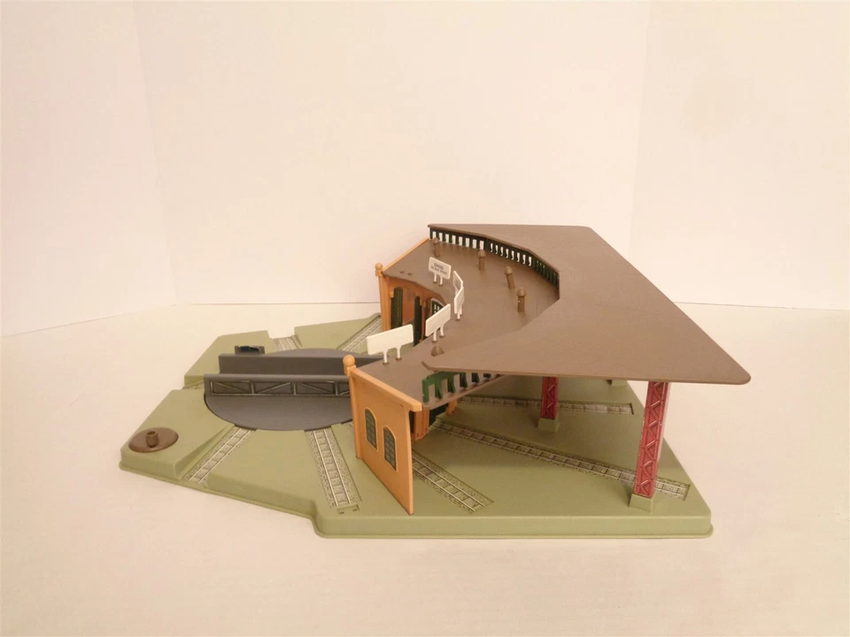 1993 Ertl Thomas the Tank Engine Gold Rail toca-discos conjunto de jogo incompleto danificado - Imagem 2 de 4