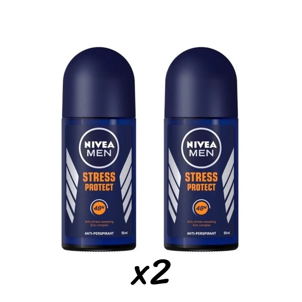 Nivea Men Roll On Stress Protect 48h Anti Perspirant Underam Deodorant 50ML. eBay