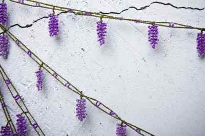 Oya Crochet Necklace Needle Lace 145.67'' BRAND NEW FAST Shipment saime-014