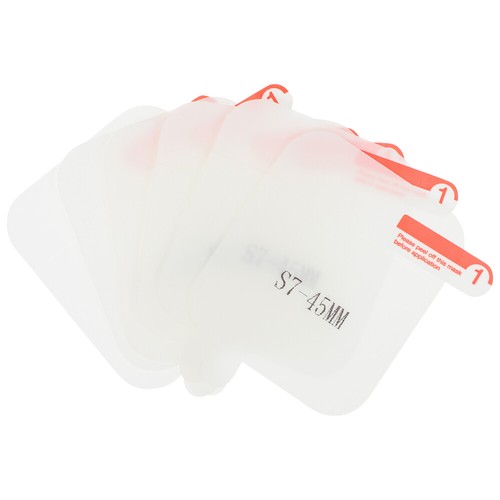 6 Pcs Watch Screen Protective Films Smartwatch Film Compatible for Series 7 - 第 1/12 張圖片