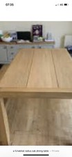 Habitat Radius Oak Dining Table original  Simon Pengelly  2 chairs & long bench 