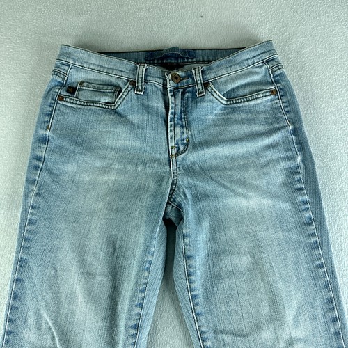 Jeanstar Women Jeans Blue Tag Size 8 (28x30) Low Rise Flared Stretch Denim - Picture 4 of 15