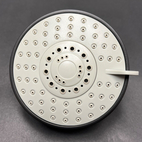 Cabezal de ducha contemporáneo Phylrich 3-454/040 de 3 funciones en negro mate - Imagen 2 de 24