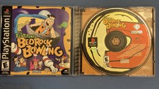 Flintstones: Bedrock Bowling (Sony PlayStation 1, 2000) Tested With Manual