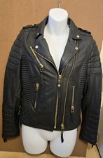 Women Leather Jacket Boda Skin Size 0
