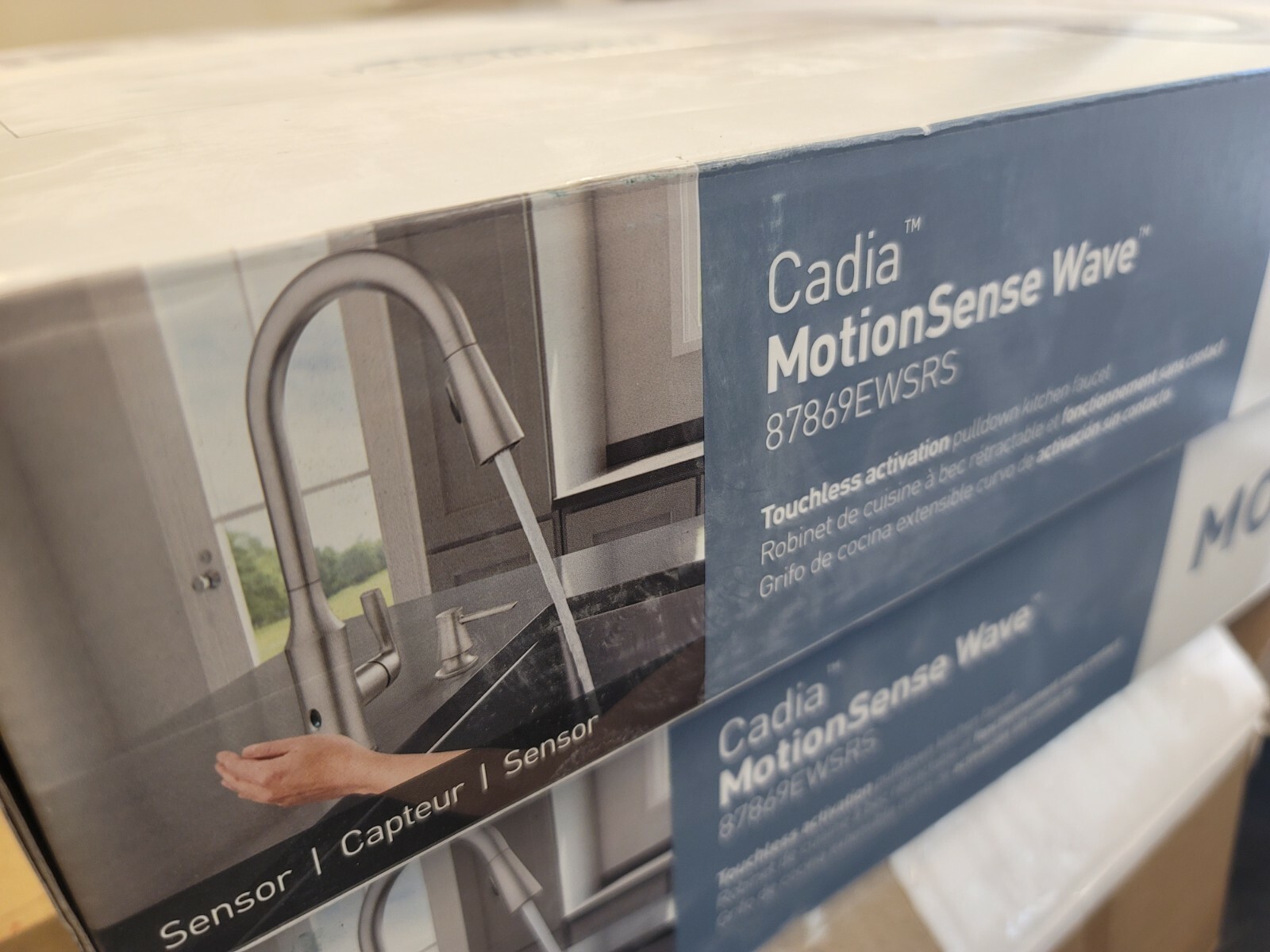 Moen Cadia OneHandle High Arc Pulldown Kitchen Faucet Touchless