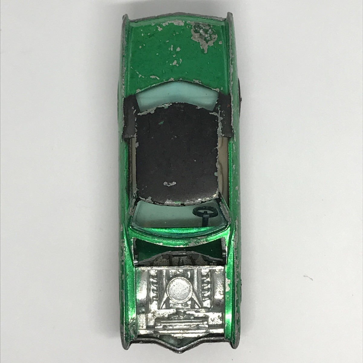Hot Wheels Redline Custom Eldorado 1967/68 Green White Int. - Made