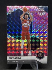 2020-21 Panini Mosaic Zeke Nnaji Pink Camo Mosaic RC Rookie #231 Nuggets