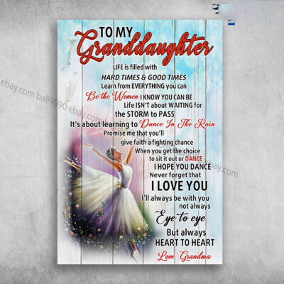 Dancing In The Rain - To My Granddaughter, Life Is Filled With Hard Times And...