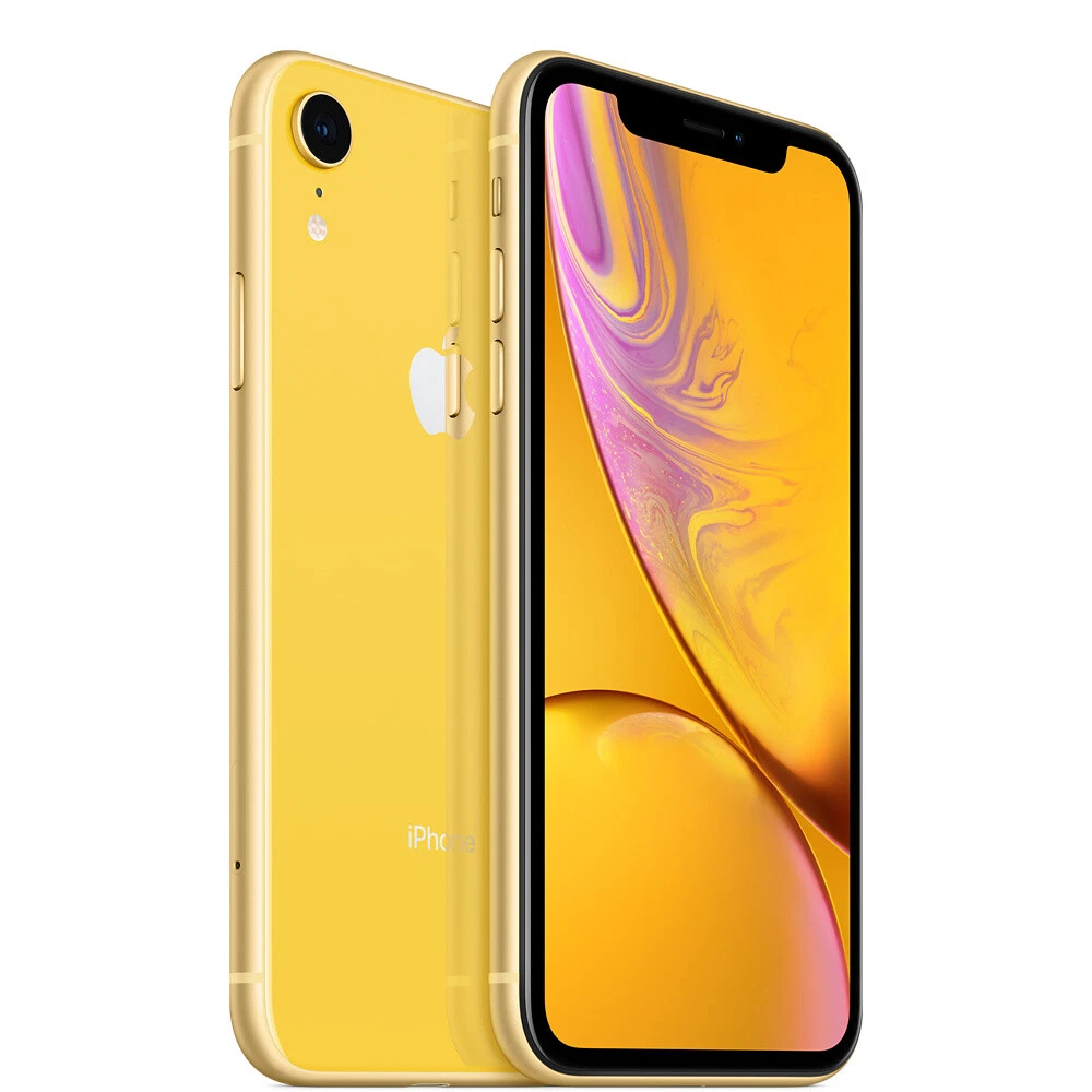 Apple iPhone XR 128GB Yellow Verizon T-Mobile AT&T Fully Unlocked GSM/CDMA Good