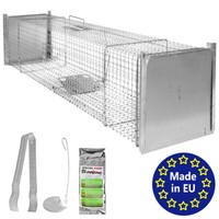 Marderfalle Tierfalle Fuchsfalle Katze Lebendfalle WaschbäR 150X29X31Cm Petigi